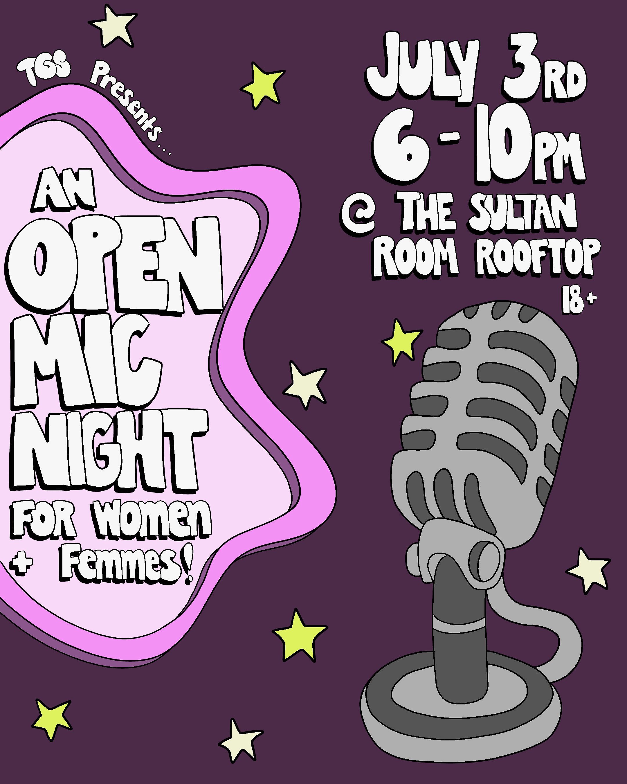 Open Mic for Women + Femmes